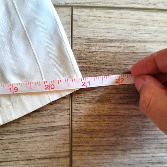 INC International Concepts Subtle Pinstripe Shiny Shirt w/ Clasps & Buttons 10 - Picture 7 of 10